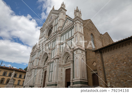Panoramic view of exterior of Basilica di Santa Croce Panoramic view of exterior of Basilica di Santa Croce 79234138