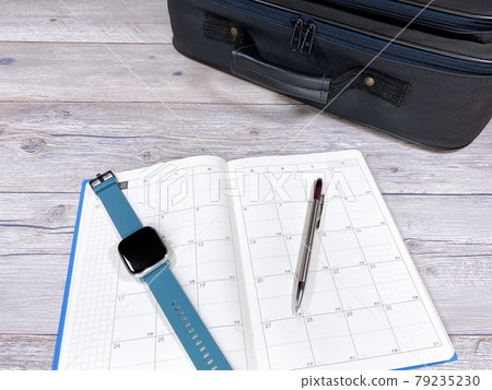 Business trip bag and schedule book 79235230