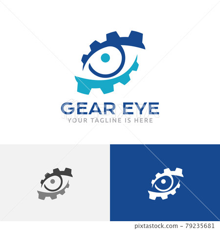 Gear Eye Setting Focus Strategy Business Industry Logo Gear Eye Setting Focus Strategy Business Industry Logo 79235681
