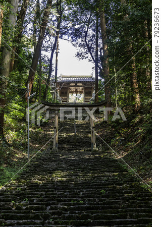 岡山縣真庭市的高岡神社參拜道 岡山縣真庭市的高岡神社參拜道 79236673
