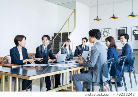 會議團隊商務商人辦公室 會議團隊商務商人辦公室 79238248