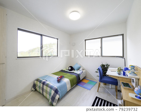 Children's room with beautiful fresh green 79239732