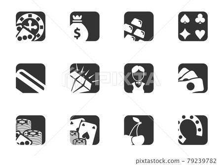 Casino icon set 79239782