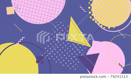 Fashionable geometric pattern icon graphic background material Fashionable geometric pattern icon graphic background material 79241313