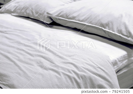 image of Bed mattress Duvet with pillow and blanket  79241505