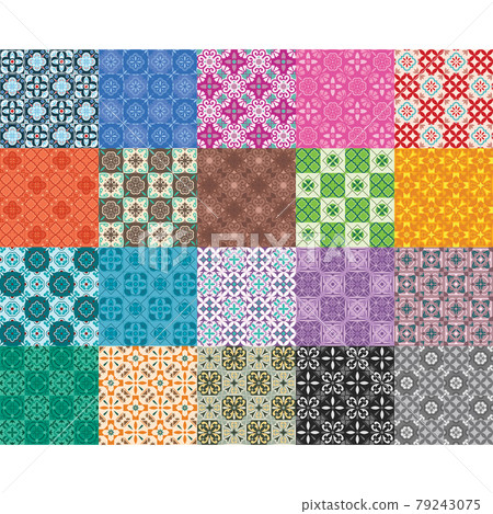 collection of moroccan mosaic seamless patterns collection of moroccan mosaic seamless patterns 79243075