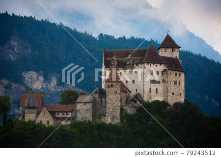 Gutenberg Castle in town of Balzers, Principality of Liechtenstein 79243512