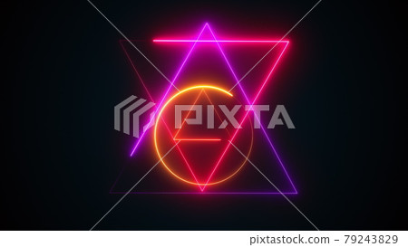 Magic neon sign - Stock Illustration [79243829] - PIXTA