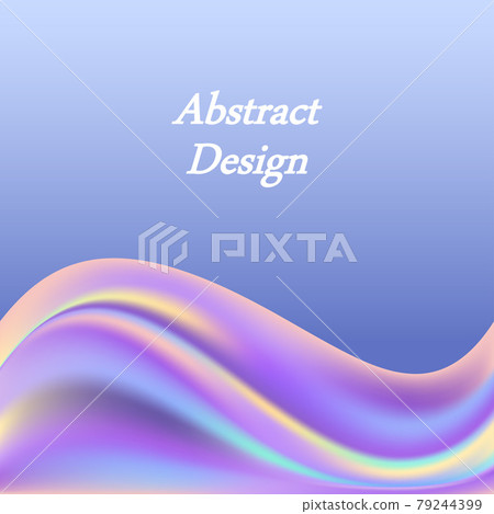Rainbow pastel wavy background. Holographic color flow waves and swirl, abstract backdrop, trendy design for poster or banner. Vector illustration Rainbow pastel wavy background. Holographic color flow waves and swirl, abstract backdrop, trendy design for poster or banner. Vector illustration 79244399