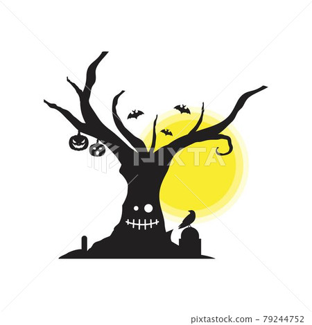 Halloween tree for your design for the holiday Halloween Halloween tree for your design for the holiday Halloween 79244752