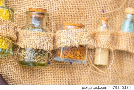 Natural spices for cooking healthy food 79245384
