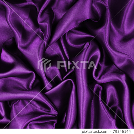 Smooth elegant lilac silk or satin luxury cloth texture as abstract background. Luxurious background design Smooth elegant lilac silk or satin luxury cloth texture as abstract background. Luxurious background design 79246144
