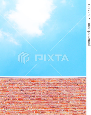 自然景觀夏季天空磚建築 自然景觀夏季天空磚建築 79246724