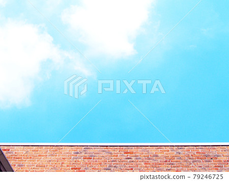 自然景觀夏季天空磚建築 自然景觀夏季天空磚建築 79246725