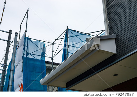 新建工地楔形腳手架及雨水槽 新建工地楔形腳手架及雨水槽 79247087