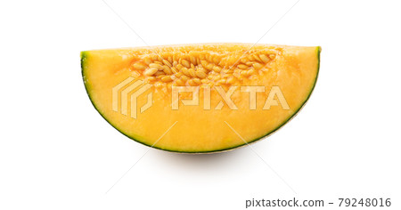 Gourd and watermelon Fruit and fruit cutting slices fruit cantaloupe slice Melon luxury slice 79248016