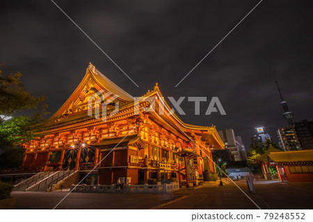 Tokyo, Asakusa at night 79248552