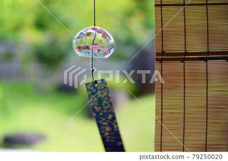 Tea room blinds and Nishikigoi wind chimes 3 79250020