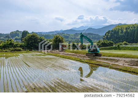 稻田和建築工地 稻田和建築工地 79254562