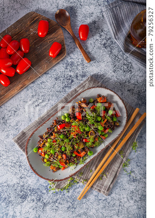 Black rice salad Black rice salad 79256327