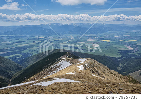 Low Tatras scenery from Baranec peak, Western Tatras, Slovakia 79257733
