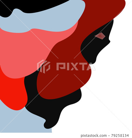 Abstract art posters for an art exhibition: music, literature and painting. People for backgrounds, portraits of people Abstract art posters for an art exhibition: music, literature and painting. People for backgrounds, portraits of people 79258134