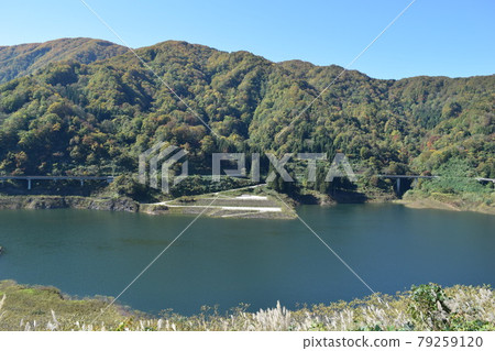 100 selections of dam lakes Sagae dam 79259120