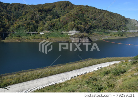 100 selections of dam lakes Sagae dam 79259121