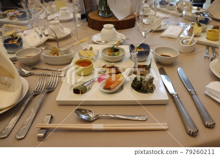 Welcome plate at a wedding reception Welcome plate at a wedding reception 79260211