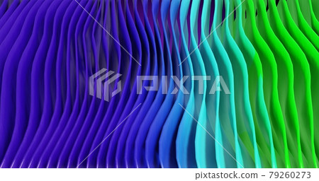 Abstract wave from plates background 3d-rendering illustration 79260273