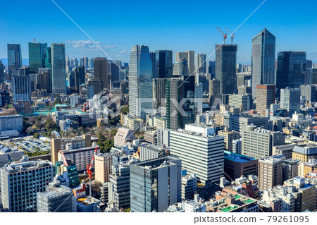 東京2020風光HDR天文台天文台鳥瞰遠景白天晴空萬里 東京2020風光HDR天文台天文台鳥瞰遠景白天晴空萬里 79261095