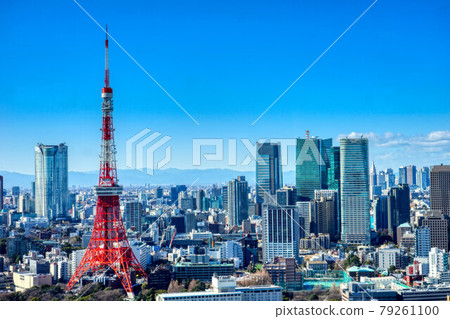 東京2020風光HDR天文台天文台鳥瞰遠景白天晴空萬里 東京2020風光HDR天文台天文台鳥瞰遠景白天晴空萬里 79261100