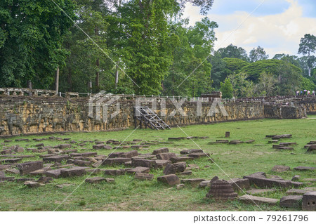 Cambodia ruins Bayon world heritage Cambodia ruins Bayon world heritage 79261796