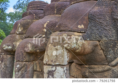 Cambodia ruins Bayon world heritage Cambodia ruins Bayon world heritage 79261798