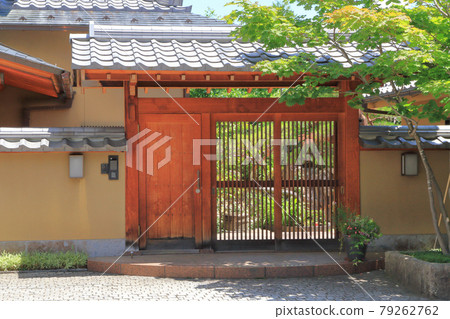 Japanese-style house gate Japanese-style house gate 79262762