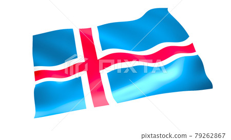 冰島國旗 79262867
