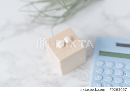 關於積木的補充材料和旁邊的計算器 79263067