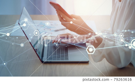 Communication network IoT ICT DX 79263616