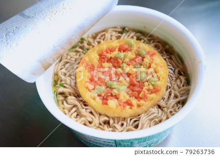 Cup tempura soba cup noodles 79263736