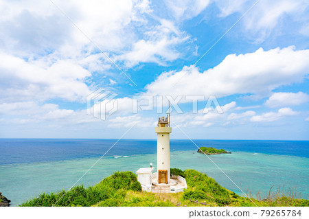 Ishigaki City, Okinawa Prefecture Ishigaki Island Resort Island Heaven Summer Holiday Morning Hirakubozaki Lighthouse Lighthouse Daichiri Island 79265784