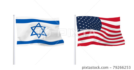 Flags of the United States and Israel Flags of the United States and Israel 79266253