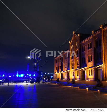 Kanagawa Prefecture, Japan - Sept 12, 2019: Yokohama Red Brick Warehouse shopping complex popular vacation spot 79267422
