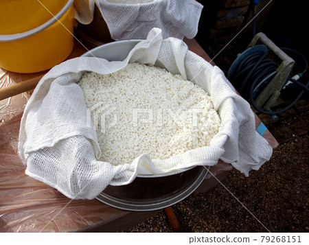 Sticky rice, rice cake, steamer, New Year's ingredients 79268151