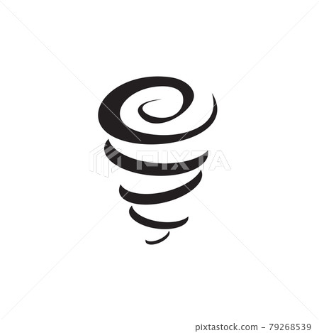 Hurricane icon logo design template Hurricane icon logo design template 79268539