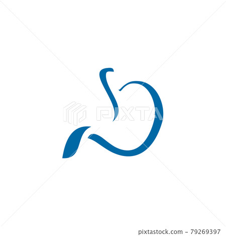 Stomach icon logo design template 79269397