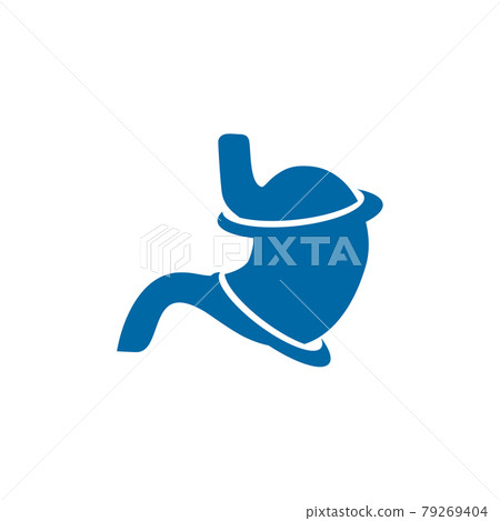 Stomach icon logo design template Stomach icon logo design template 79269404