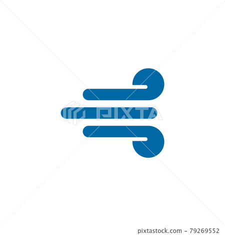Wind icon logo design template Wind icon logo design template 79269552