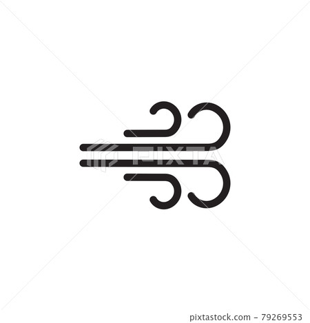 Wind icon logo design template Wind icon logo design template 79269553