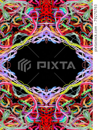 Abstract Concurrent Thread Pattern Abstract pattern of colorful threads with 3D... - Stock Illustration ...