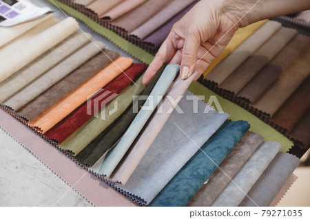 Hand pick the colorful upholstery samples in the shop Hand pick the colorful upholstery samples in the shop 79271035